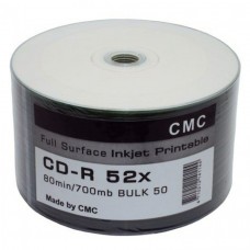 CD-R 80 52x Bulk/50 Full Ink Print (CMC)