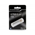 USB  4GB  Silicon Power  Ultima II серебро