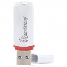 USB 2.0 флэш-диск  64GB Smart Buy Crown White