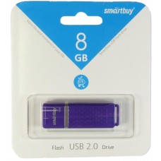 USB флэш-диск  8GB Smart Buy  Quartz series фиолетовый