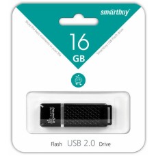 USB флэш-диск 16GB Smart Buy  Quartz series Black