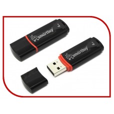 USB флэш-диск Smart Buy 4GB Crown  чёрный