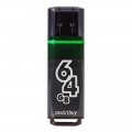 USB 2,0 флэш-диск 64GB Smart Buy   Glossy чёрный