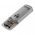 USB 3.0 флэш-диск  64GB Smart Buy V-Cut Silver