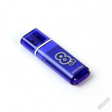 USB 3.0 флэш-диск  8GB Smart Buy  Glossy series Dark  синий 