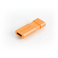 Verbatim USB 16GB Pin Stripe Volcanic Orange