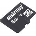 карта памяти   MicroSD 8GB  Smart Buy Сlass 4 без адаптера
