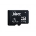 карта памяти  Mirex 8 GB    micro SDHC  10klass без адаптера