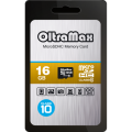 карта памяти   MicroSD 16GB  Oltramax Сlass 10 + адаптер