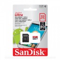 MicroSD 32GB  SanDisk Class 10 Ultra Android UHS-1 80MB/s 533x +адаптер