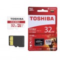 MicroSD Toshiba 32GB C10 Exceria  UHS-I U3 90MB/s + адаптер