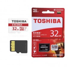 MicroSD Toshiba 32GB C10 Exceria  UHS-I U3 90MB/s + адаптер
