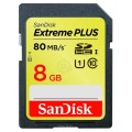 SDHC  32GB  SanDisk Class 10 Ultra UHS-I (80 Mb/s)