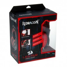 Игровая гарнитура Lester красный + черный, кабель 2,2 м Redragon