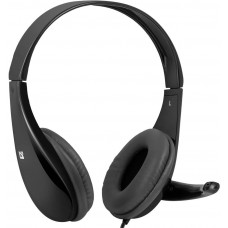 Гарнитура DEFENDER компьютерная Aura 111 черный, кабель 2 м Гарнитура DEFENDER компьютерная Aura 111 черный, кабель 2 м
