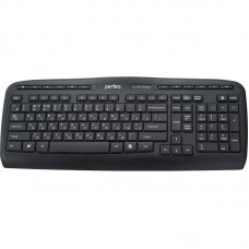 Perfeo клавиатура беспров. Ultra Slim Multimedia, USB, чёрная (PF-5213)