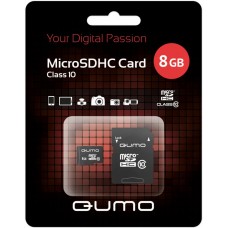 карта памяти Qumo 8 GB (micro Secure Digital,SDHC Class 10) +SD adapter карта памяти Qumo 8 GB (micro Secure Digital,SDHC Class 10) +SD adapter