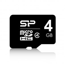 Карта памяти SDHC  4GB  Silicon Power Class 10