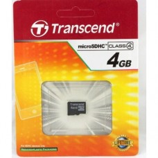 карта памяти Transcend 4 GB (micro SD,SDHC Class 4) без адаптера карта памяти Transcend 4 GB (micro SD,SDHC Class 4) без адаптера